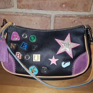 Lindsey Lohan vintage heart and charms bag